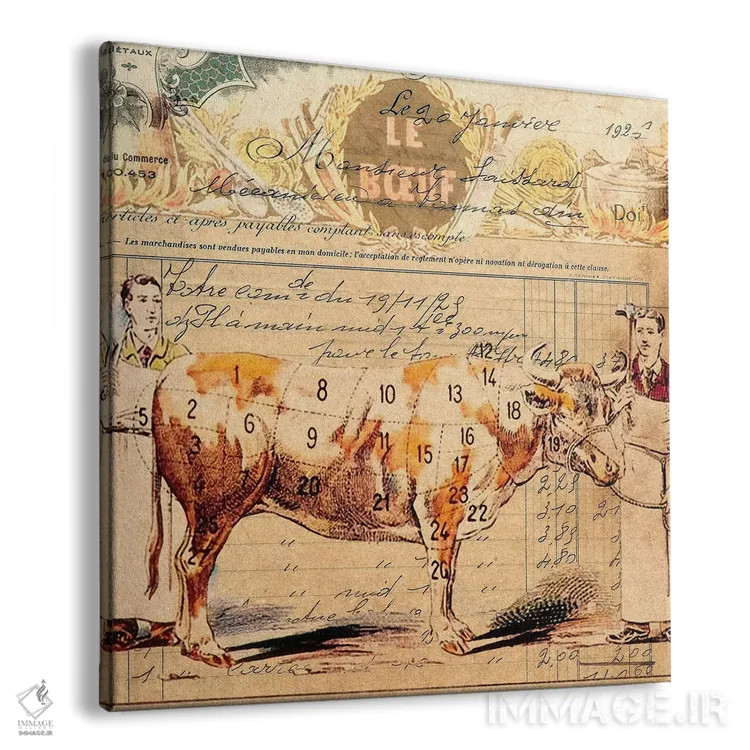 تابلو گاوی ۲ (فرانسوی) اثر فایو بای فایو کالکتیو - نمای پرسپکتیو محصول