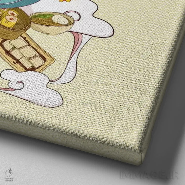 تابلو محله چینیها اثر فایو بای فایو کالکتیو - نمای نزدیک بافت بوم