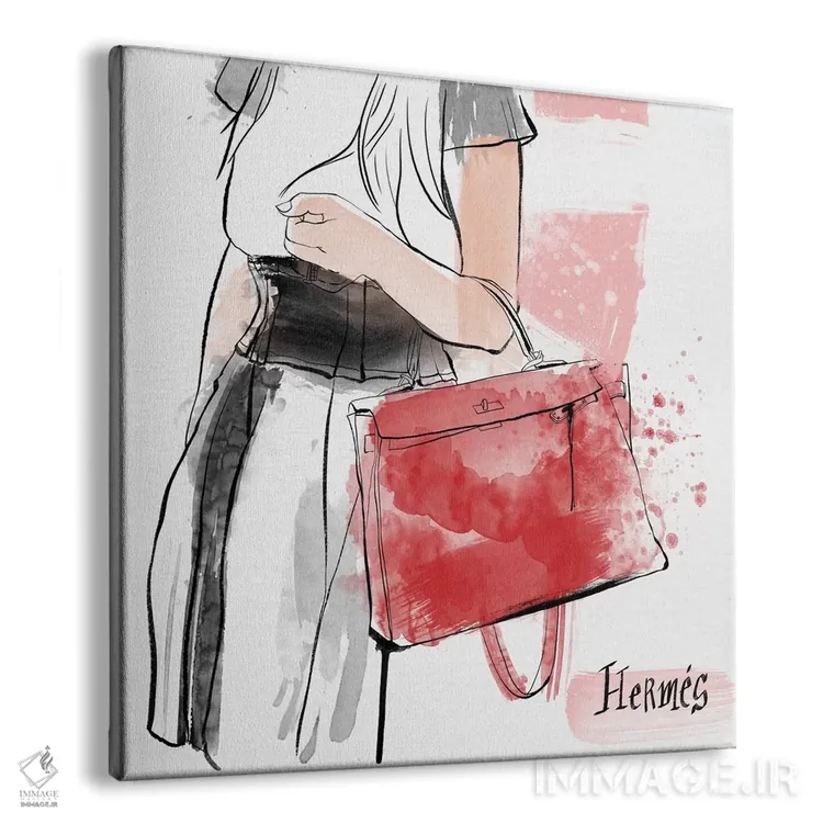 تابلو قرمز (یا رژلب فرانسوی) اثر فایو بای فایو کالکتیو - نمای پرسپکتیو محصول