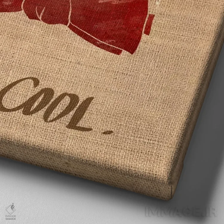 تابلو پاپیونها اثر فایو بای فایو کالکتیو - نمای نزدیک بافت بوم