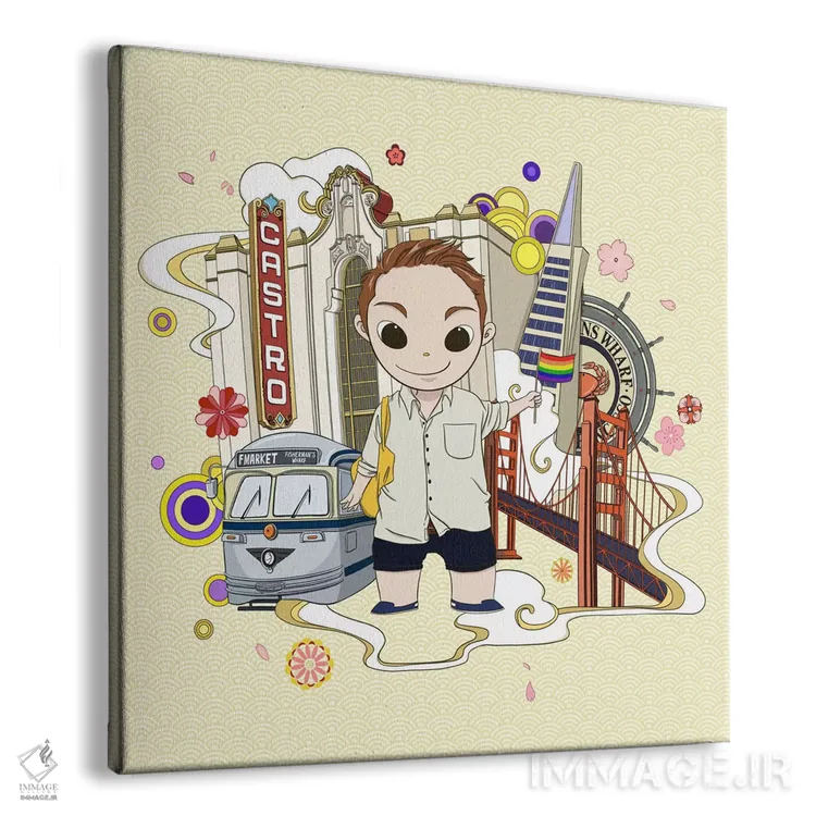 تابلو کاسترو (محله یا نام خانوادگی) اثر فایو بای فایو کالکتیو - نمای پرسپکتیو محصول