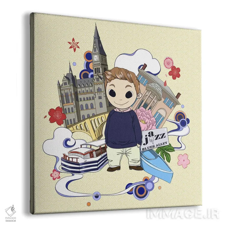 تابلو جورجتاون (محله یا شهر) اثر فایو بای فایو کالکتیو - نمای پرسپکتیو محصول