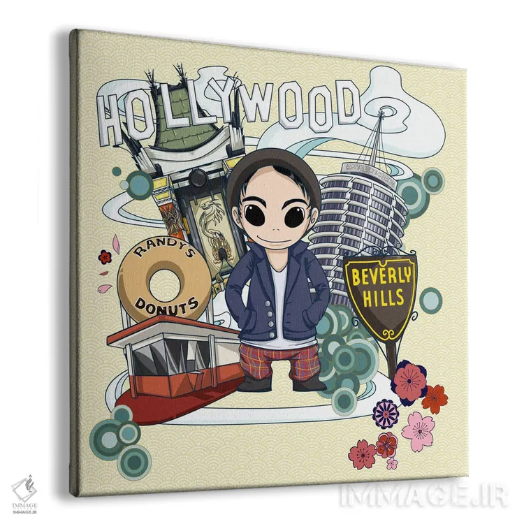 تابلو لس آنجلس اثر فایو بای فایو کالکتیو - نمای پرسپکتیو محصول