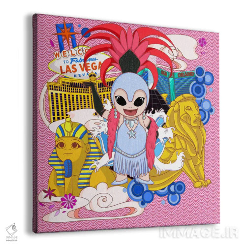 تابلو رنگهای وگاس اثر فایو بای فایو کالکتیو - نمای پرسپکتیو محصول