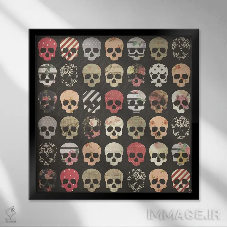 تابلو پایان روی سیاه اثر ایمناتاکروک (هنرمند دیجیتال) - نمای قابدار مشکی