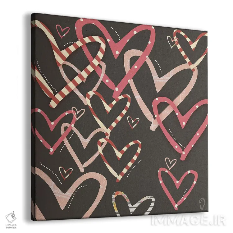 تابلو لوفوک روی سیاه (کلمه فرانسوی loufoque به معنی عجیب و غریب) اثر ایمناتاکروک (هنرمند دیجیتال) - نمای پرسپکتیو محصول