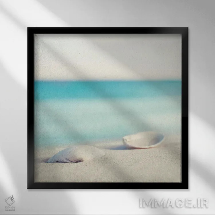 تابلو آرامش اثر کارولین کوکرن - نمای قابدار مشکی