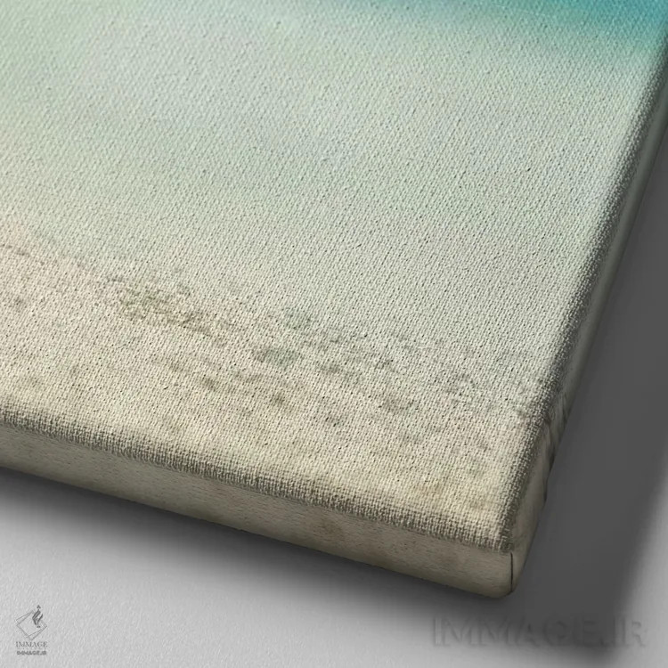 تابلو بهشت اثر کارولین کوکرن - نمای نزدیک بافت بوم