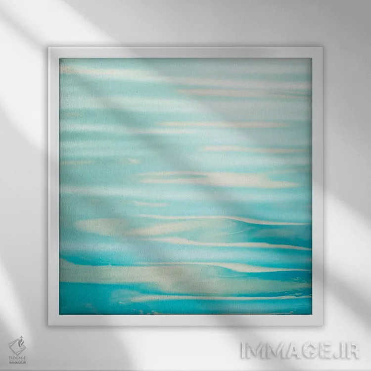 تابلو آرامبخش اثر کارولین کوکرن - نمای قابدار سفید