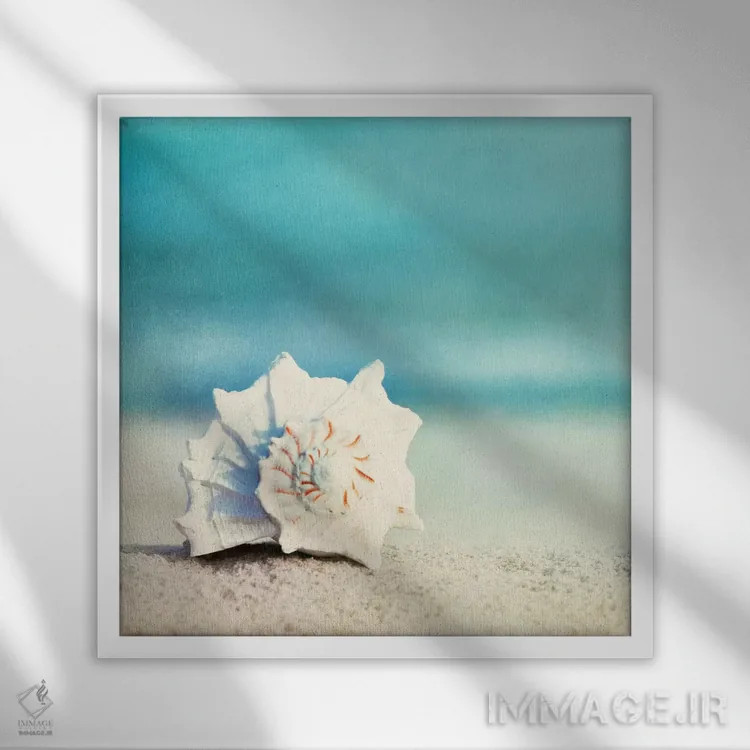 تابلو بهشت اثر کارولین کوکرن - نمای قابدار سفید