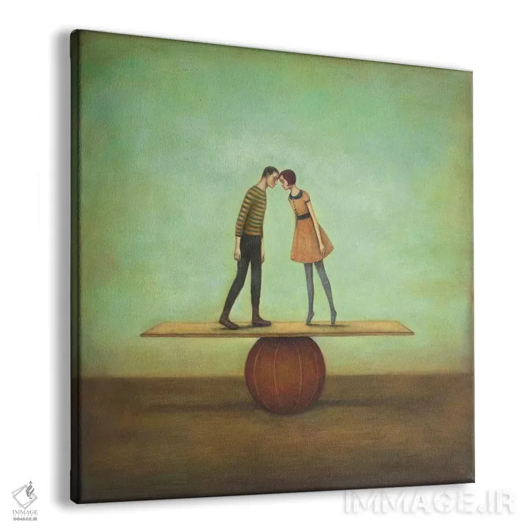 تابلو یافتن تعادل اثر دوی هوین - نمای پرسپکتیو محصول