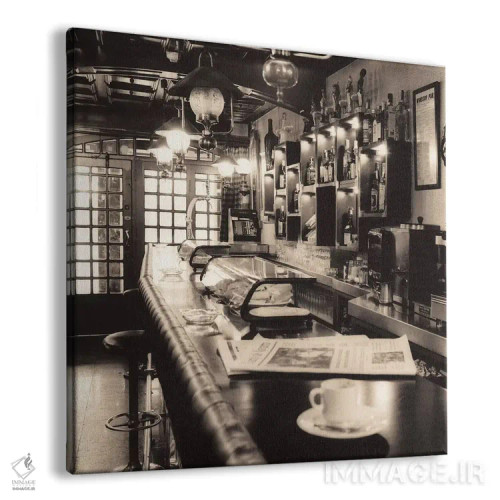 تابلو کافه پامپلونا اثر آلن بلاوشتاین - نمای پرسپکتیو محصول