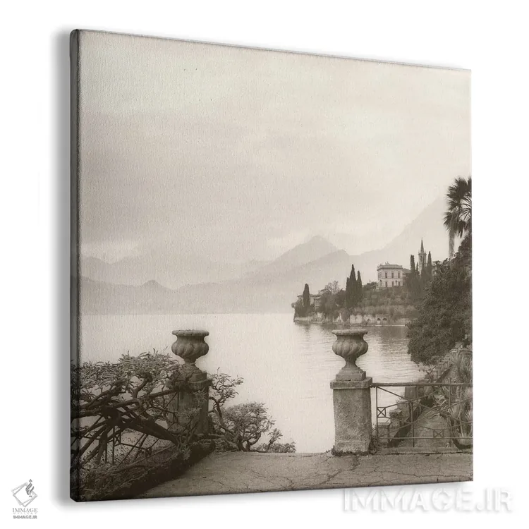 تابلو ویلا موناسترو، دریاچه کومو اثر آلن بلاوشتاین - نمای پرسپکتیو محصول