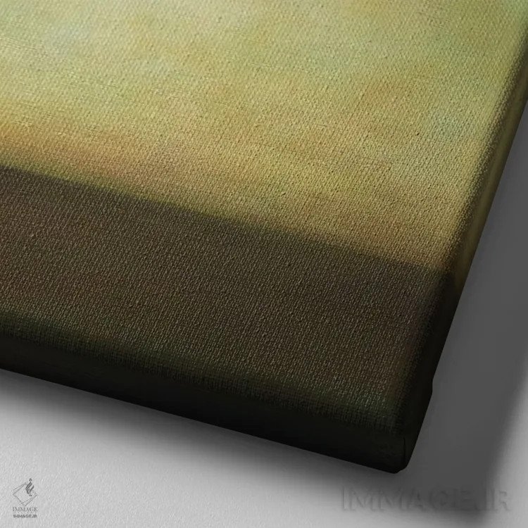 تابلو گیاهشناسی با قلب بزرگ اثر دوی هوین - نمای نزدیک بافت بوم