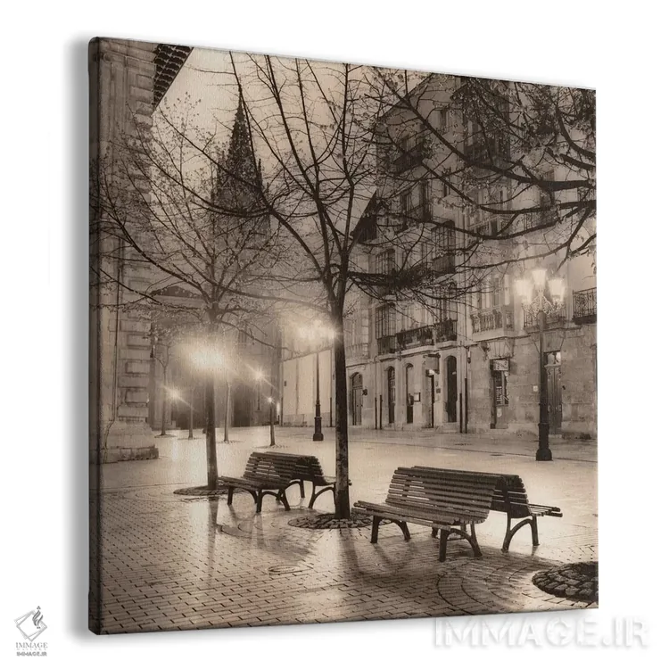 تابلو میدان پورلیه، اوویدو (اسپانیا) اثر آلن بلاوشتاین - نمای پرسپکتیو محصول