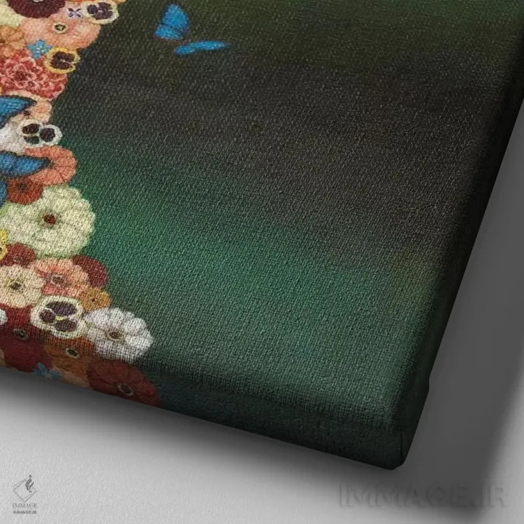 تابلو طبیعت منعکسکننده اثر دوی هوین - نمای نزدیک بافت بوم