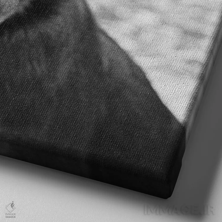 تابلو زویی (نام) اثر کیم لوین - نمای نزدیک بافت بوم