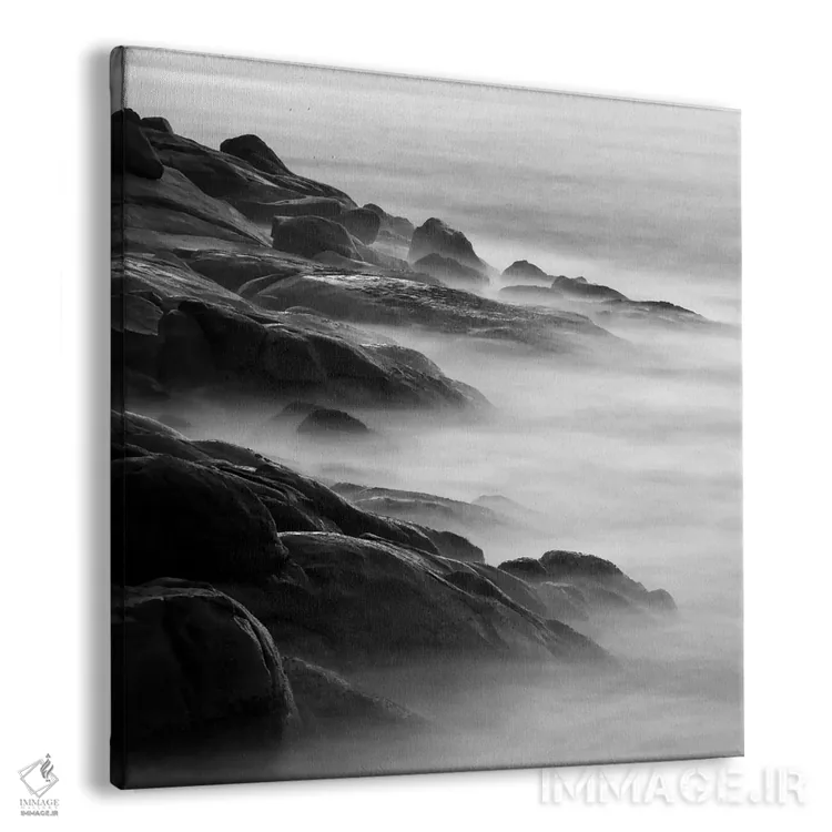 تابلو سنگها در مه شماره ۱ اثر فوتوآیانسی استودیو (استودیو عکاسی) - نمای پرسپکتیو محصول