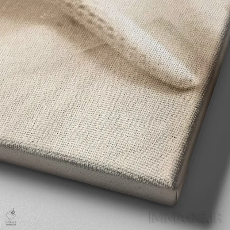 تابلو اقیانوس شماره ۲ (به ایتالیایی) اثر آلن بلاوشتاین - نمای نزدیک بافت بوم