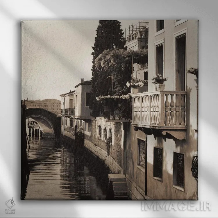 تابلو پلهای ونیز شماره ۵ اثر آلن بلاوشتاین - نمای روبهرو روی دیوار