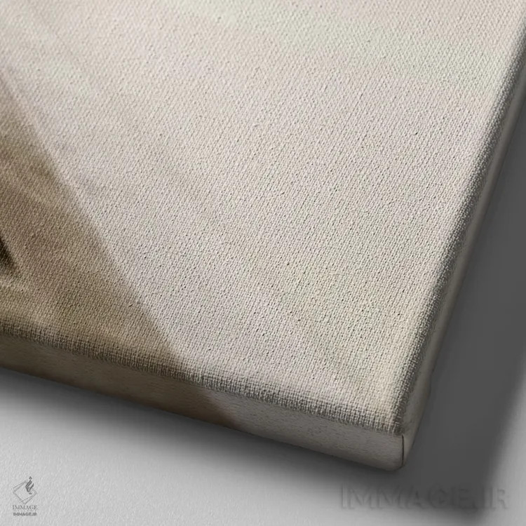 تابلو تابستان در کنار دریاچه اثر عکاسی نیکلاس بل - نمای نزدیک بافت بوم