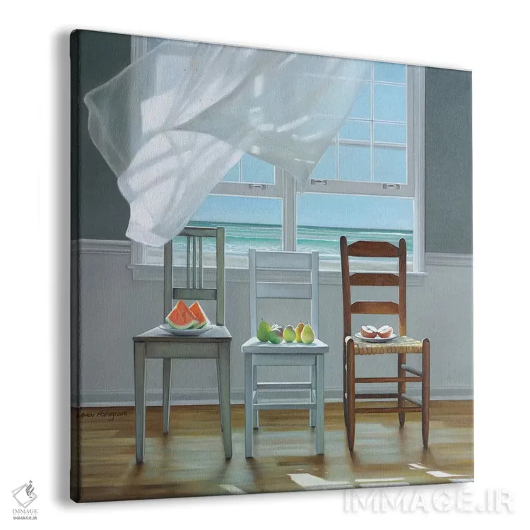 تابلو ساحل درمانی اثر کارن هالینگزورث - نمای پرسپکتیو محصول
