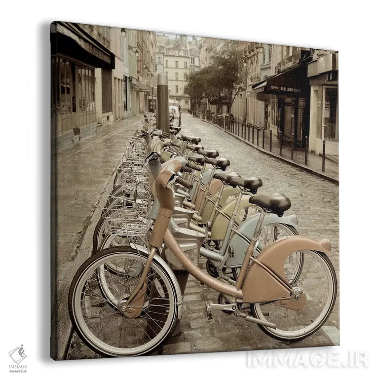 تابلو سواری در خیابان شهر اثر آلن بلاوشتاین - نمای پرسپکتیو محصول