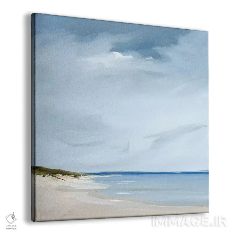 تابلو آبی اثر ریک فلوری - نمای پرسپکتیو محصول