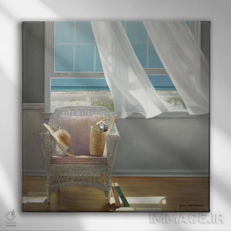 تابلو فرار اثر کارن هالینگزورث - نمای روبهرو روی دیوار