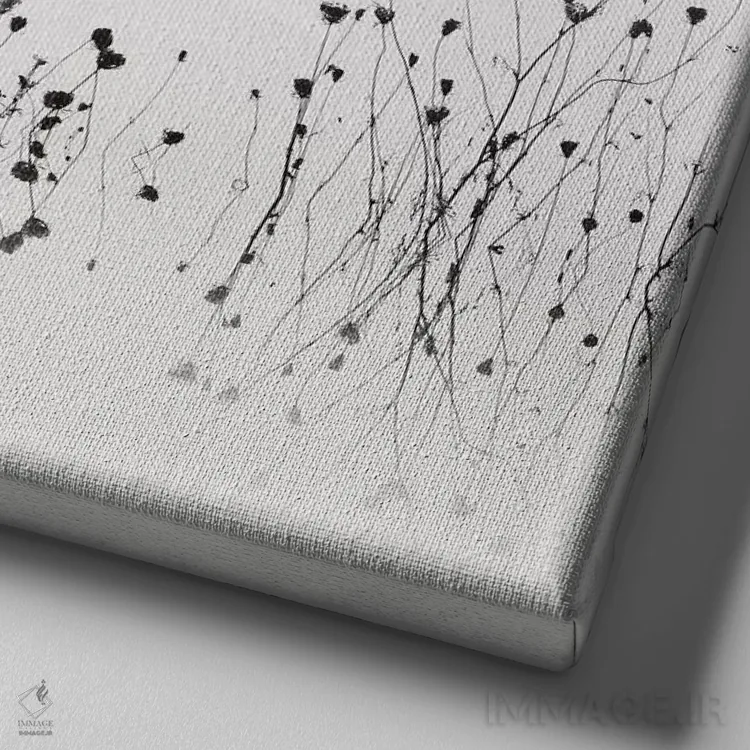 تابلو بازتابها اثر عکاسی نیکلاس بل - نمای نزدیک بافت بوم