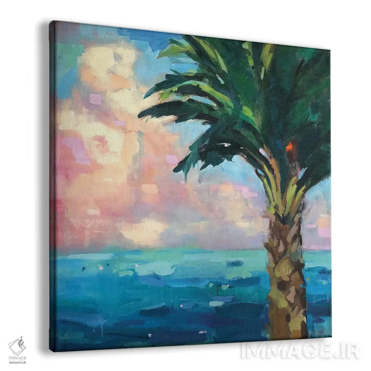 تابلو درخت نخل اثر پیج پیرسون ریلز بک - نمای پرسپکتیو محصول