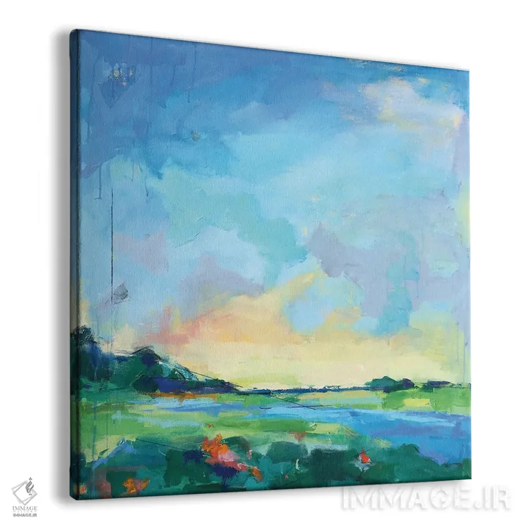 تابلو مرداب رودخانه اثر پیج پیرسون ریلز بک - نمای پرسپکتیو محصول