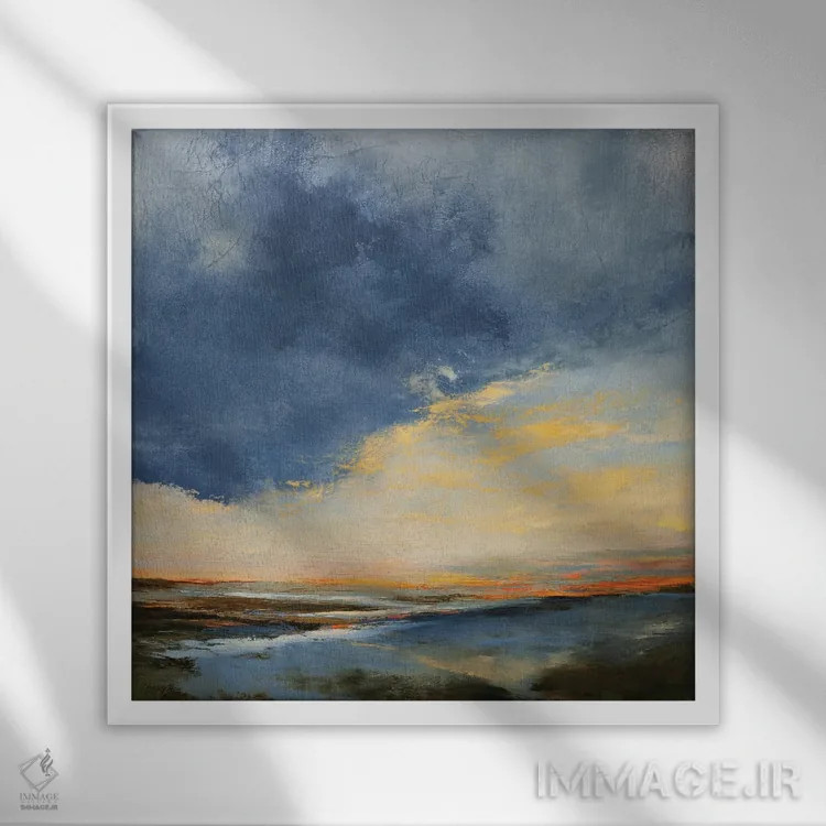 تابلو کایوکوس (نام مکان) اثر پاتریک دنیس - نمای قابدار سفید