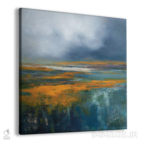 تابلو پرندهٔ برفی (پرنده مهاجر) اثر پاتریک دنیس - نمای پرسپکتیو محصول