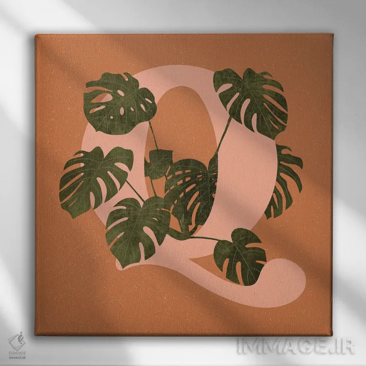 تابلو کیو اثر ایتسفانیهو (هنرمند دیجیتال) - نمای روبهرو روی دیوار