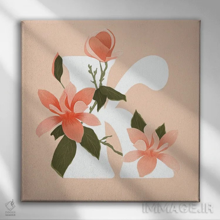 تابلو کِی اثر ایتسفانیهو (هنرمند دیجیتال) - نمای روبهرو روی دیوار