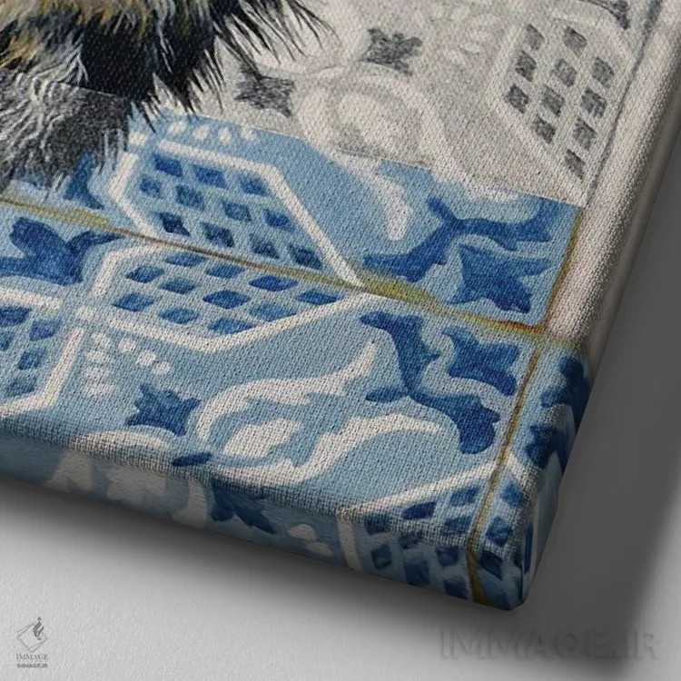 تابلو ناظر اثر ایلاریا کاپوتو - نمای نزدیک بافت بوم