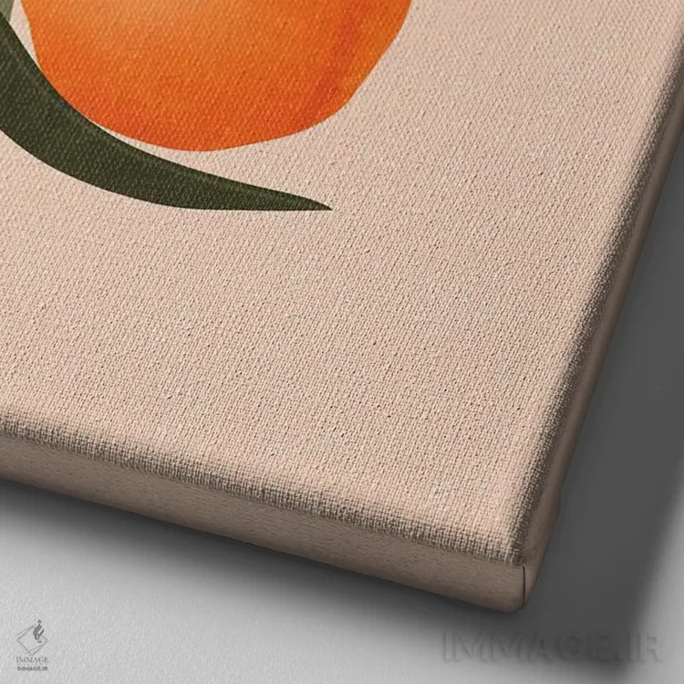 تابلو تی اثر ایتسفانیهو (هنرمند دیجیتال) - نمای نزدیک بافت بوم