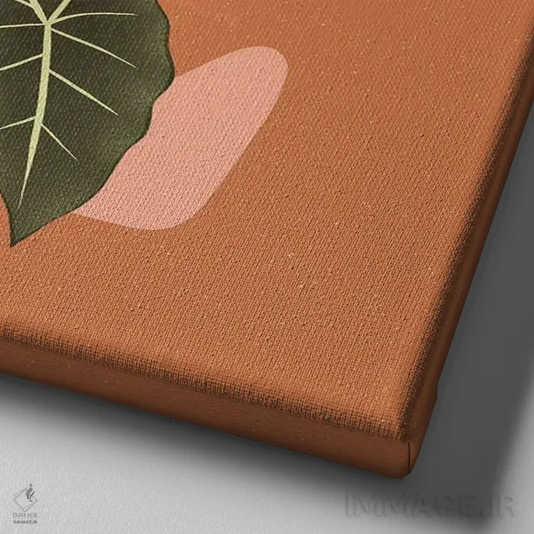 تابلو اِل اثر ایتسفانیهو (هنرمند دیجیتال) - نمای نزدیک بافت بوم