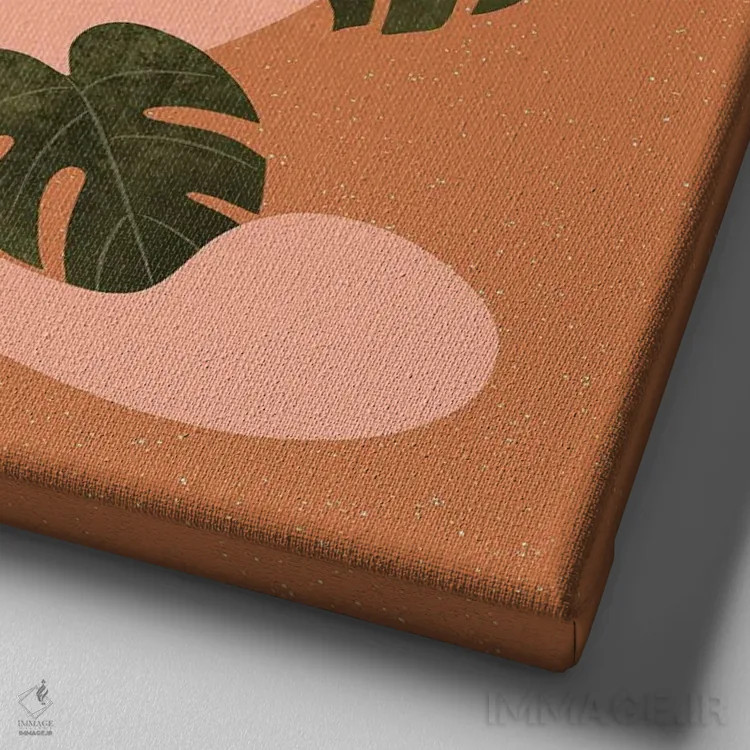 تابلو کیو اثر ایتسفانیهو (هنرمند دیجیتال) - نمای نزدیک بافت بوم