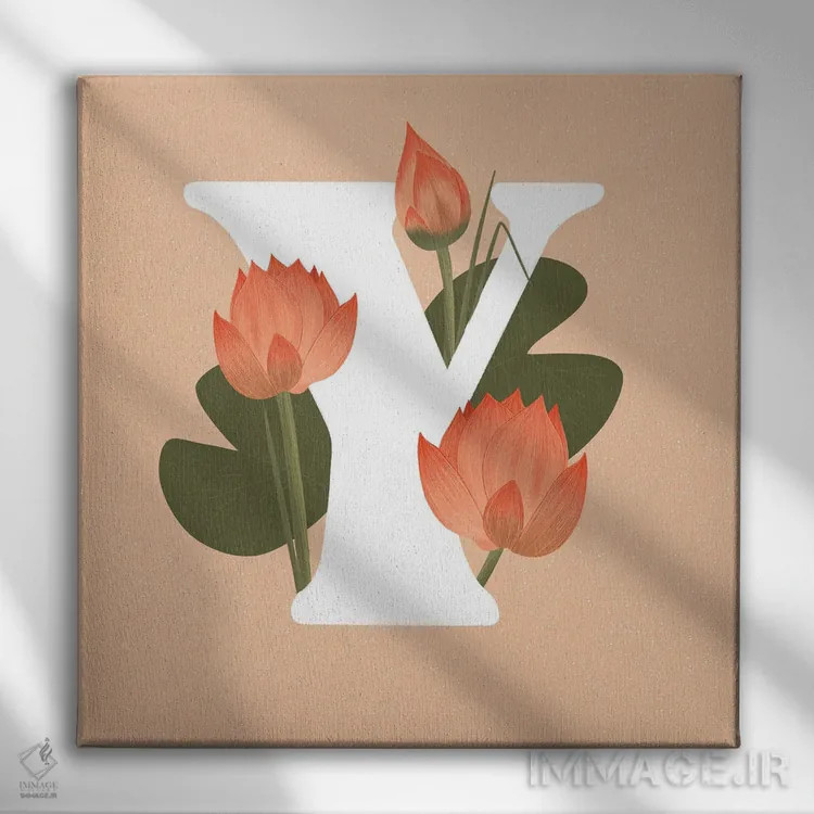 تابلو وای اثر ایتسفانیهو (هنرمند دیجیتال) - نمای روبهرو روی دیوار