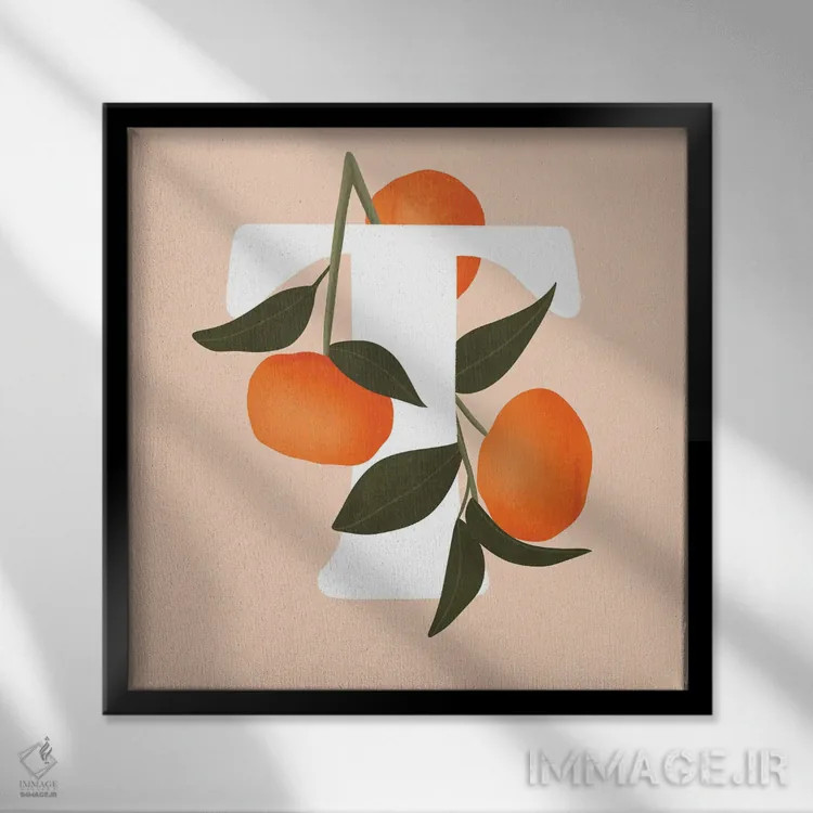 تابلو تی اثر ایتسفانیهو (هنرمند دیجیتال) - نمای قابدار مشکی