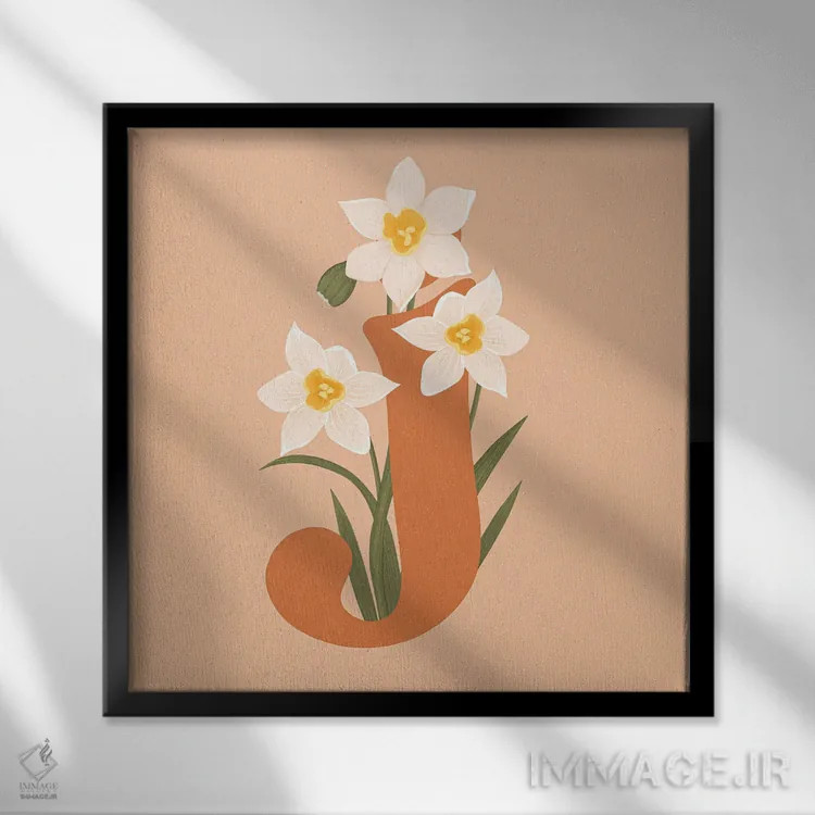 تابلو جِی اثر ایتسفانیهو (هنرمند دیجیتال) - نمای قابدار مشکی