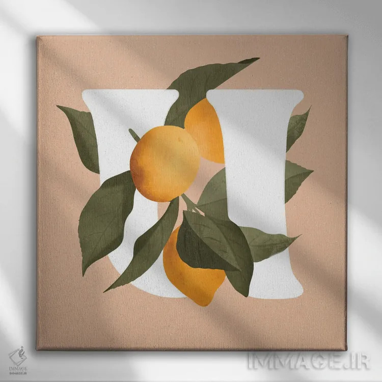 تابلو یو اثر ایتسفانیهو (هنرمند دیجیتال) - نمای روبهرو روی دیوار