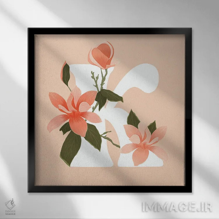 تابلو کِی اثر ایتسفانیهو (هنرمند دیجیتال) - نمای قابدار مشکی