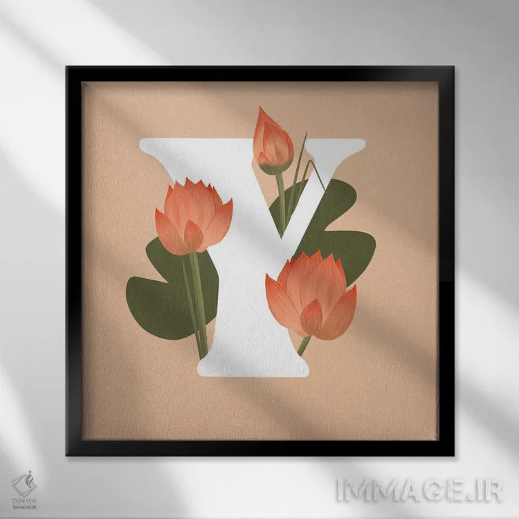 تابلو وای اثر ایتسفانیهو (هنرمند دیجیتال) - نمای قابدار مشکی