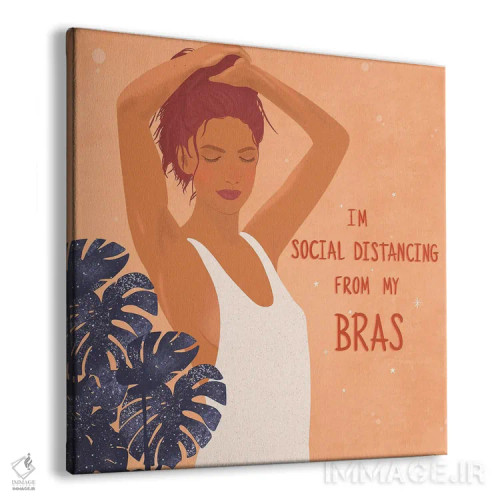 تابلو ملکه قرنطینه اثر ایتسفانیهو (هنرمند دیجیتال) - نمای پرسپکتیو محصول