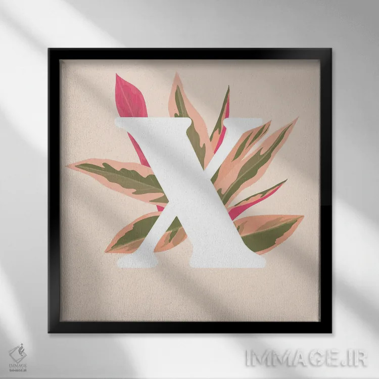 تابلو ایکس اثر ایتسفانیهو (هنرمند دیجیتال) - نمای قابدار مشکی