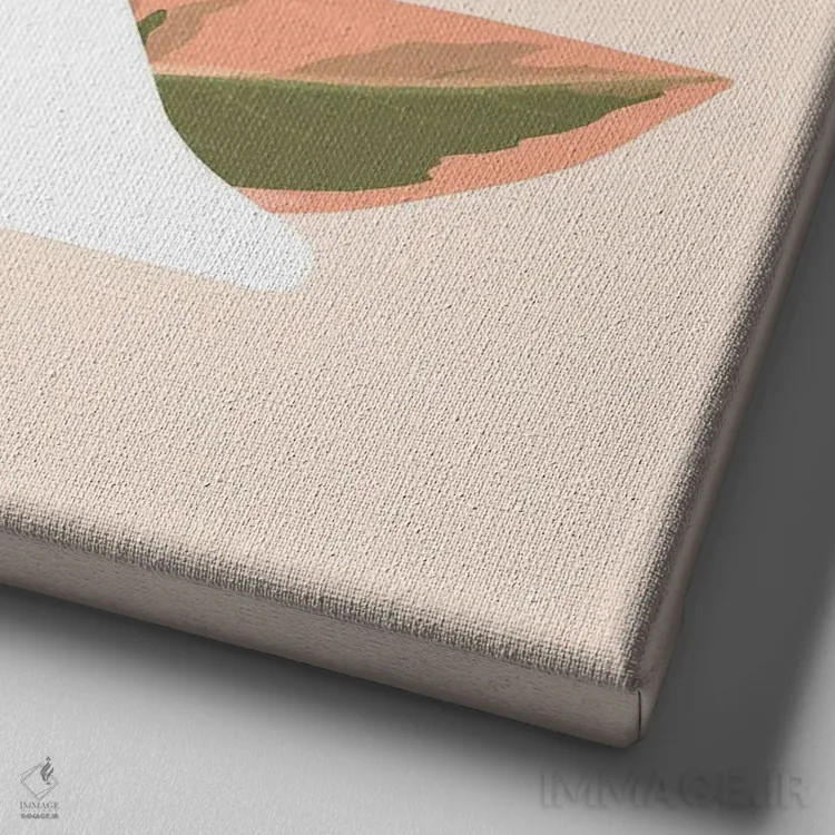 تابلو ایکس اثر ایتسفانیهو (هنرمند دیجیتال) - نمای نزدیک بافت بوم