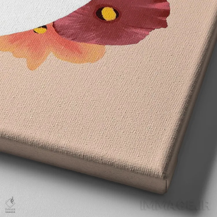 تابلو دی اثر ایتسفانیهو (هنرمند دیجیتال) - نمای نزدیک بافت بوم